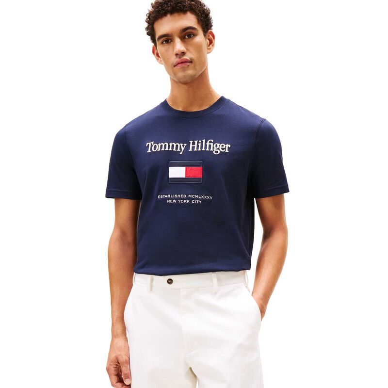 Tommy Hilfiger Tommy Embro Flag Tee image number 0